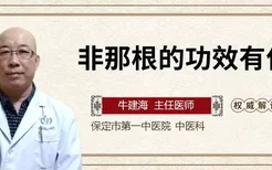 非那根的功效有什么